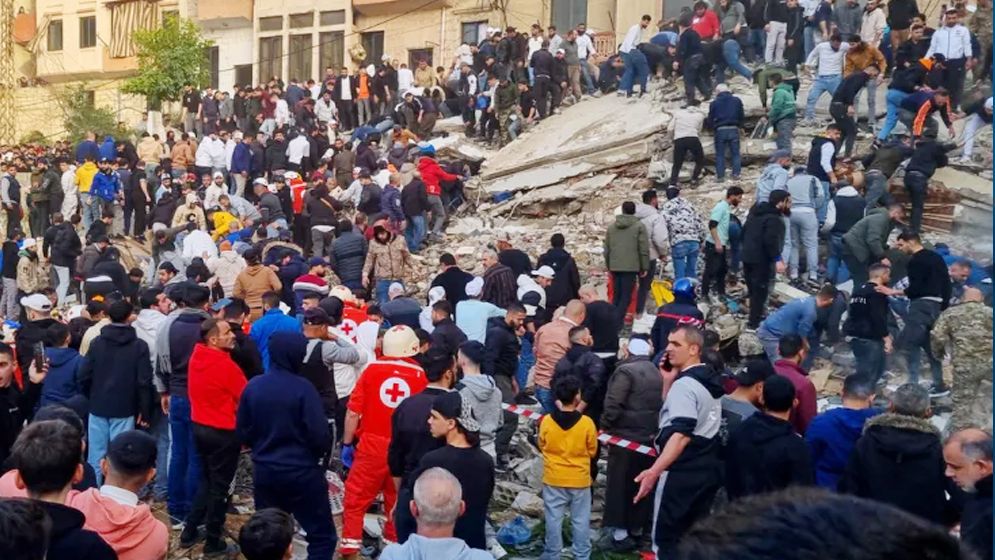 লেবাননে ভবন ধসে নিহত ৯