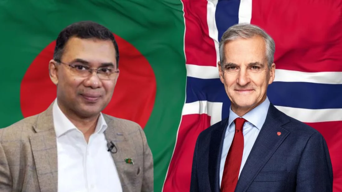 তারেক রহমানকে অভিনন্দন জানালেন নরওয়ের প্রধানমন্ত্রী